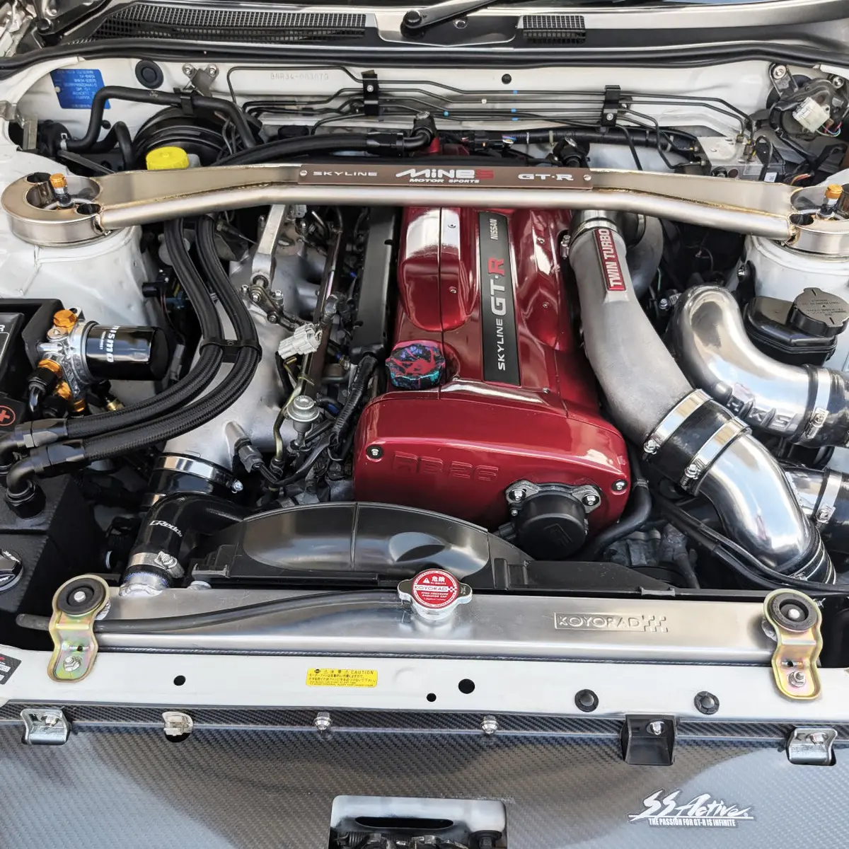 Zspec Stage-1 Titanium Hardware Kit For The Nissan Skyline Gtr R34, Rb26dett 5