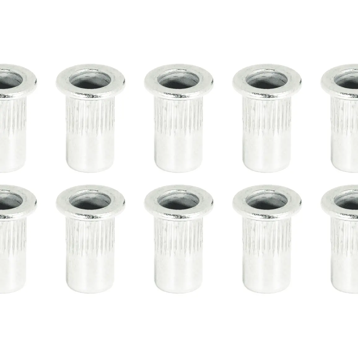 Zspec M5-0.8 Rivet Nuts, Sus304 Stainless Steel, 10-Pack 1