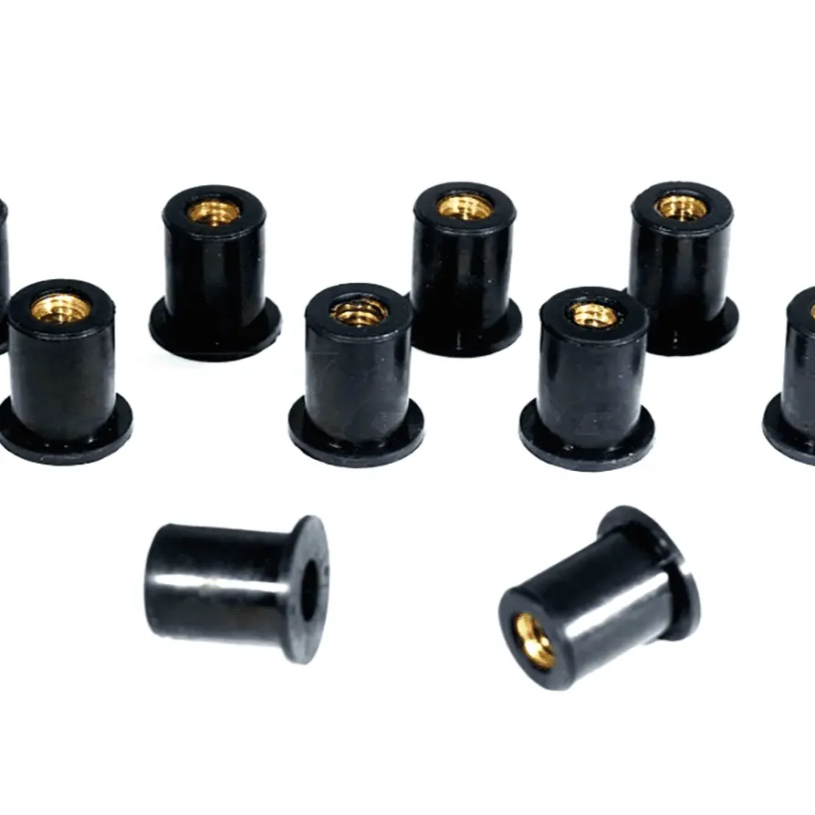 Zspec M6 Rubber-Composite Well Nuts For Body Kits And Flares, 10-Pack 1