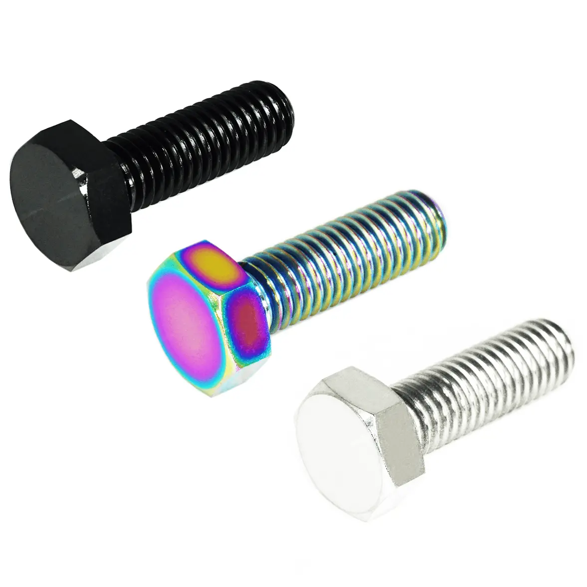 Zspec M8-1.25X25mm Hex-Bolt/Fastener, Titanium Grade-5, Per Each 1
