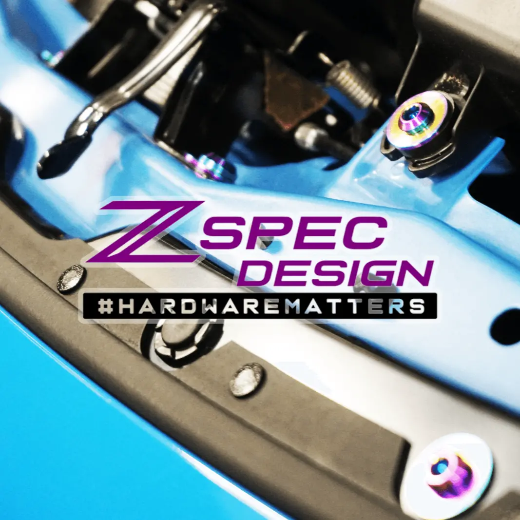 Zspec Stage-1 Dress Up Bolts® Fastener Kit For '22+ Toyota Gr86 & Subaru Brz, Titanium 6