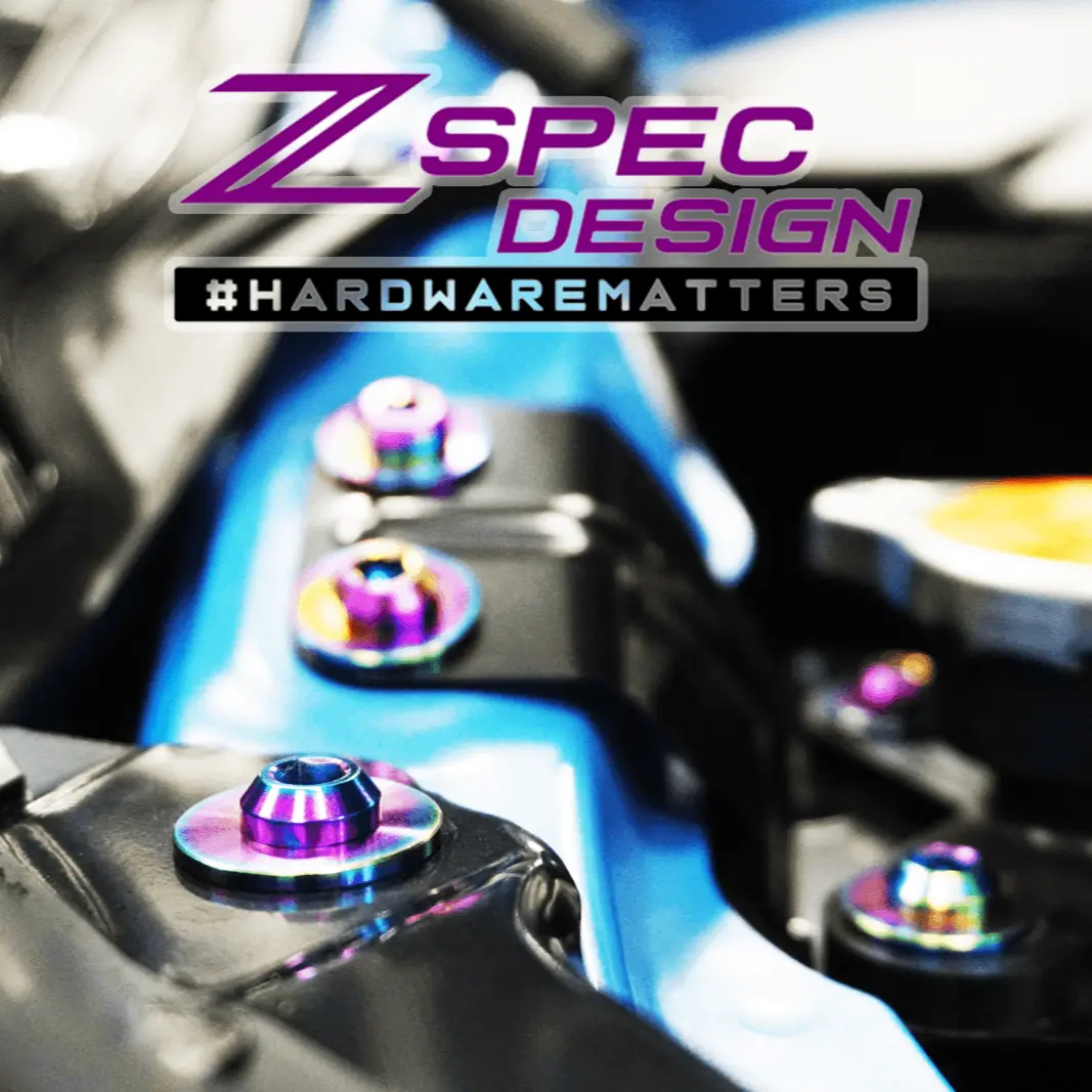 Zspec Stage-1 Dress Up Bolts® Fastener Kit For '22+ Toyota Gr86 & Subaru Brz, Titanium 3