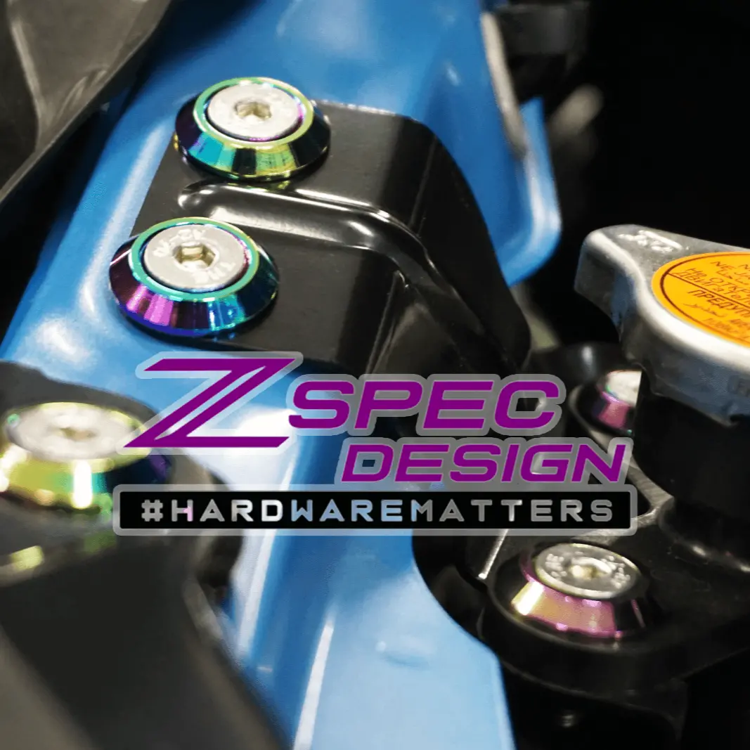 Zspec Stage-2 Dress Up Bolts® Fastener Kit For '22+ Toyota Gr86 & Subaru Brz, Stainless & Billet 6