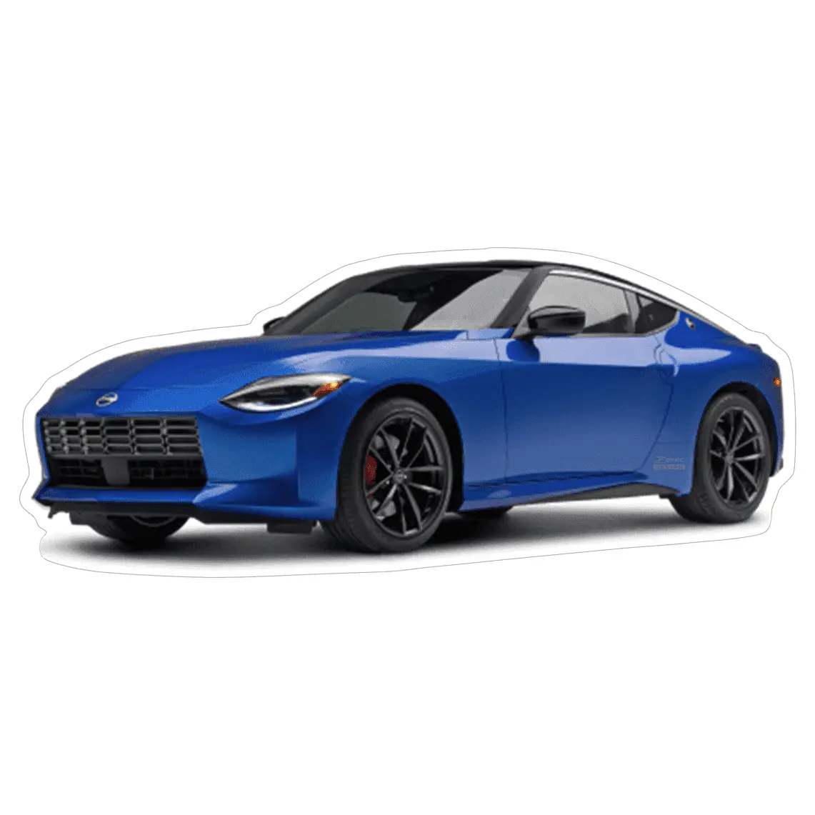 Nissan Z Rz34 Sports Car Vinyl Decal / Sticker, Blue 1