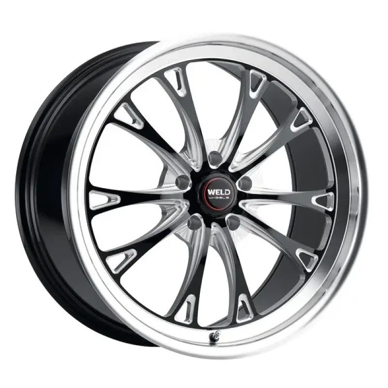 Weld Belmont Drag Wheel – 15×10 Inch, 5×120.65Mm, +45Mm Offset, Gloss Black Finish (Mil Spec, 78.1Mm Bore) 1