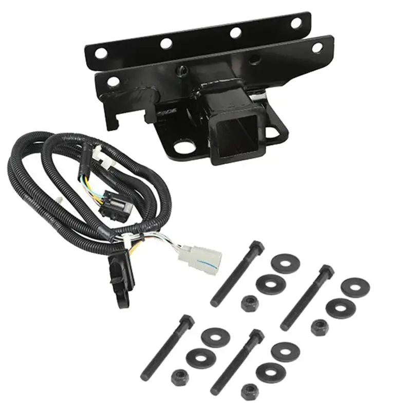 Rugged Ridge Receiver Hitch Kit With Integrated Wiring Harness For 2007–2018 Jeep Wrangler Jk 1