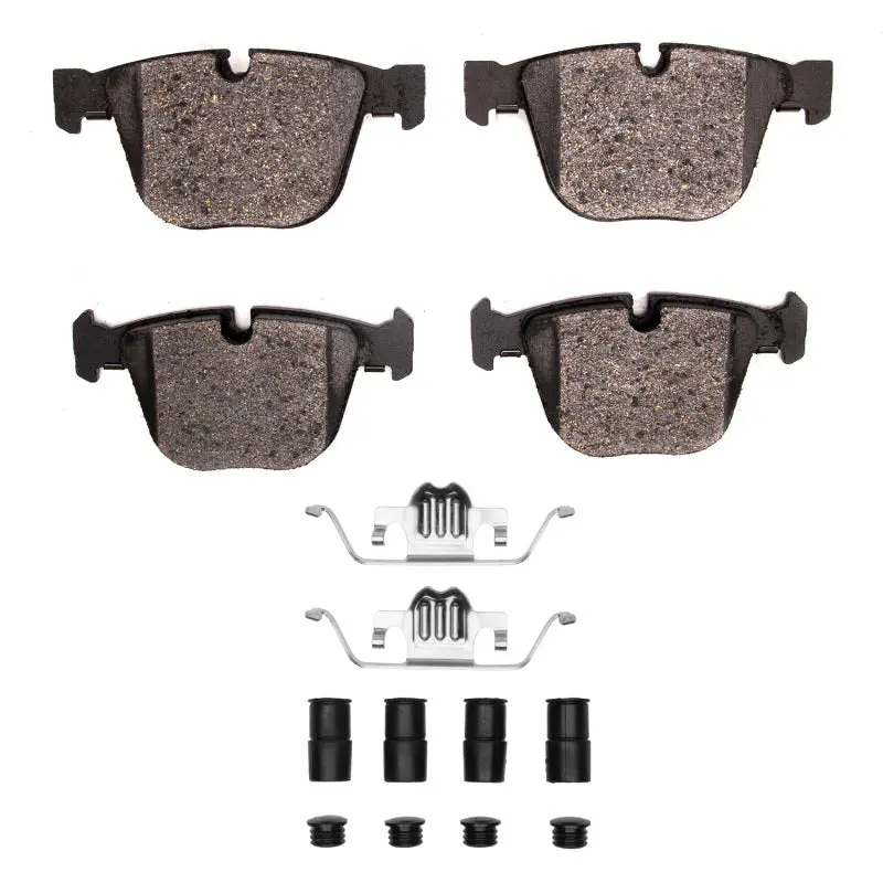 R1 Semi-Metallic Rear Brake Pad & Hardware Kit For 2007–2019 Bmw X5 1