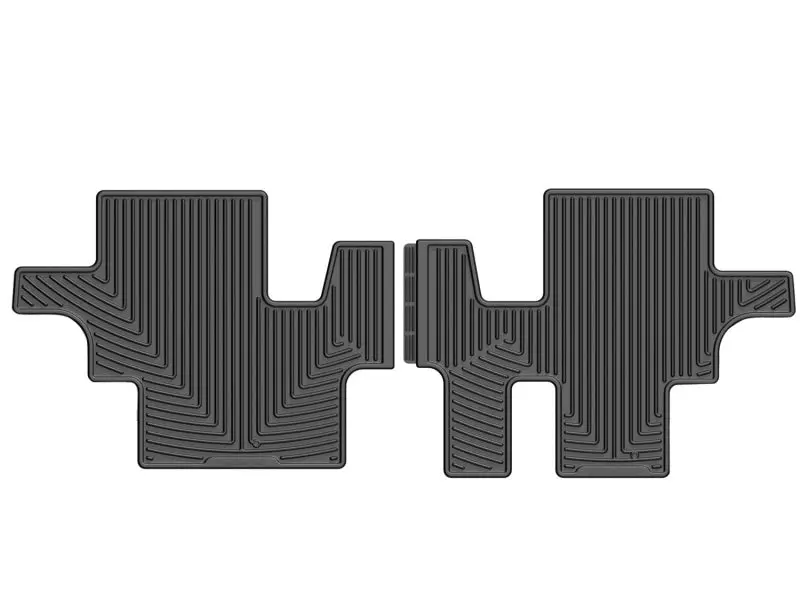 Weathertech Rear Rubber Floor Mats – 2014–2015 Mercedes-Benz S-Class (Black) 1