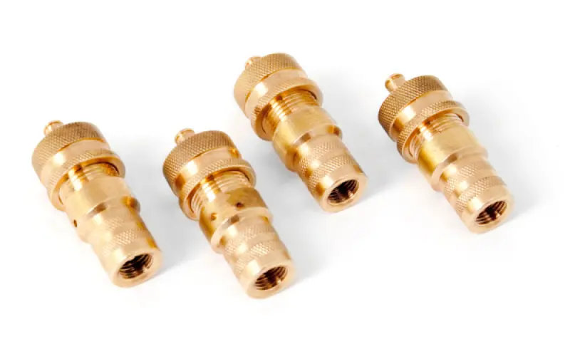 Rugged Ridge 4-Piece Brass Tire Deflator Kit 1