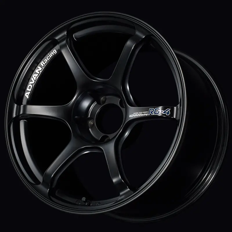 Advan Rg-4 17X8.0 / +54 Offset / 5-114.3 / 73Mm Bore / Semi Gloss Black 1