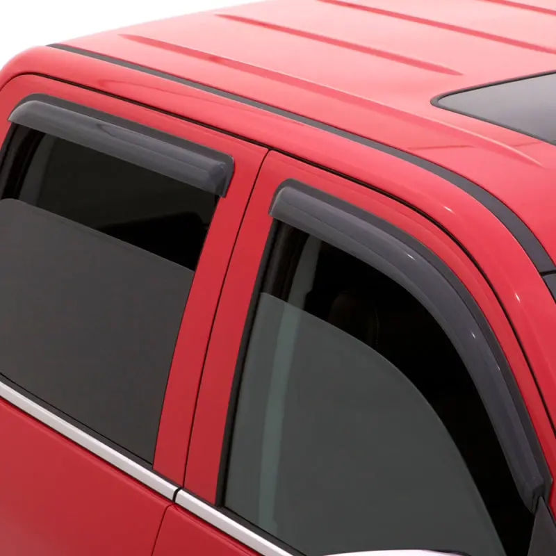 Avs Smoke-Tinted Ventvisors – Outside-Mount Window Deflectors For 2007–2016 Mitsubishi Lancer (4-Piece Set) 1
