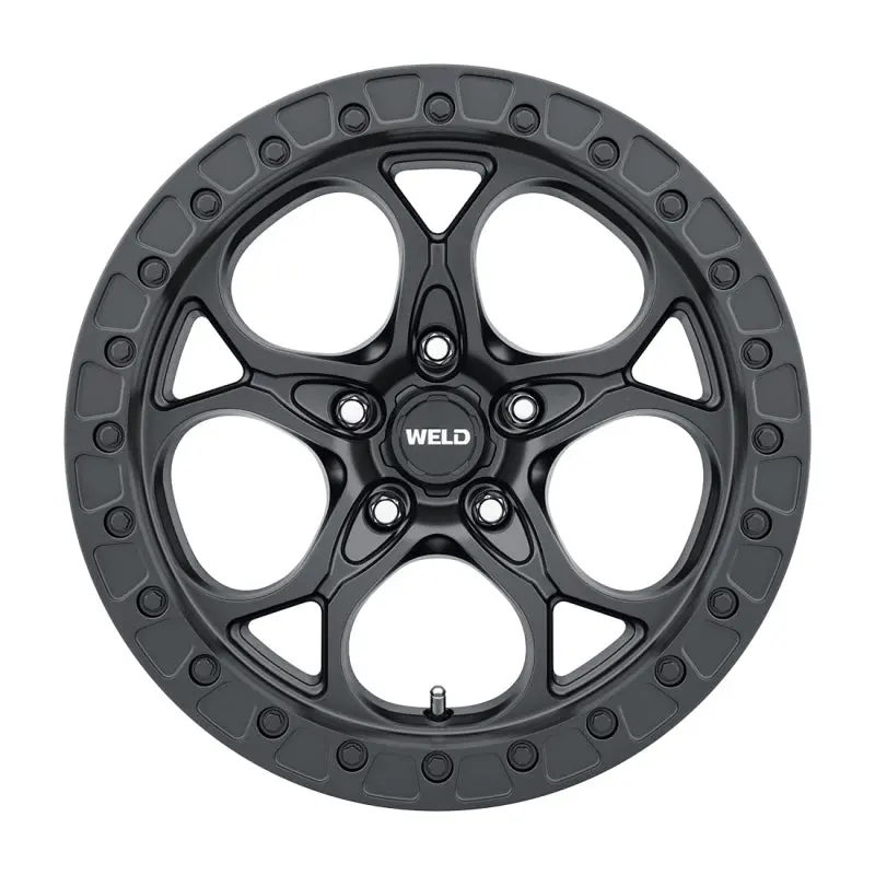 Weld Off-Road W108 Forged Aluminum Wheel – 17X9 Inches, 5X127 Bolt Pattern, Zero Offset, 5-Inch Backspace, Satin Black Finish 1