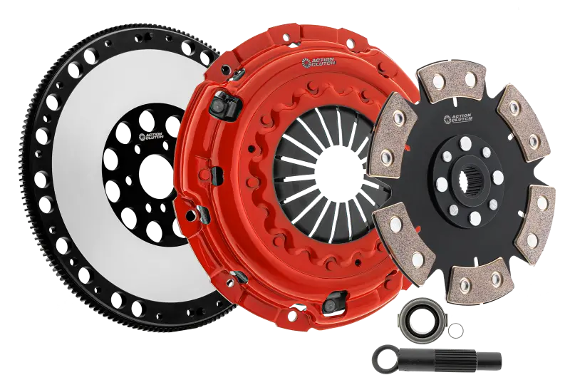 Action Clutch 02-05 Honda Civic Si 2.0L (K20A3) Stage 4 Clutch Kit (1Md) W/Lightened Flywheel 1