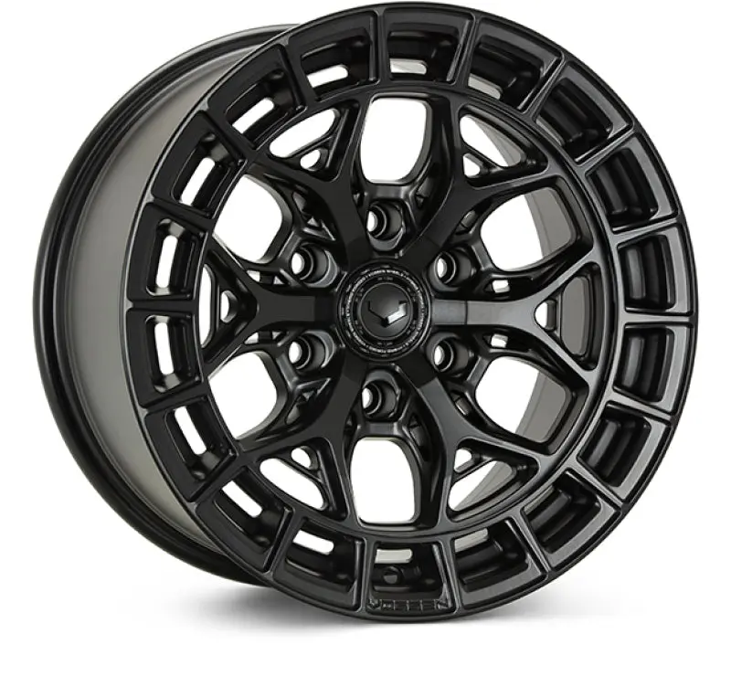 Vossen Hfx-6 Satin Black Forged Wheel – 24X10", 6X135, Et25, 73.1Mm Cb 1