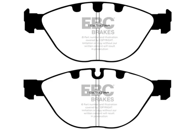 Ebc Bluestuff Front Brake Pads For 2006–2010 Bmw M5 (E60) 5.0L – Track-Ready Compound 2