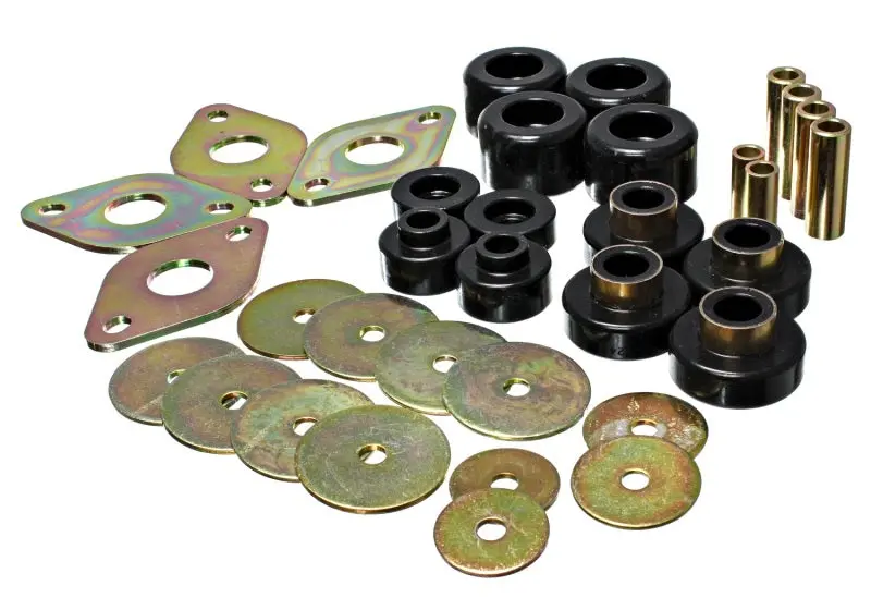 Energy Suspension Black Body Mount Kit For Regular & Double-Cab Trucks 1