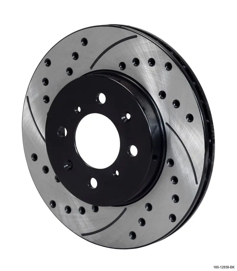 Wilwood Srp Series Drilled Brake Rotor – 10.32" X 0.83", Right-Hand, 0.68" Offset, Black 1