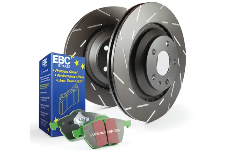 Ebc S2 Brake Kit: Greenstuff Pads & Usr Rotors 1