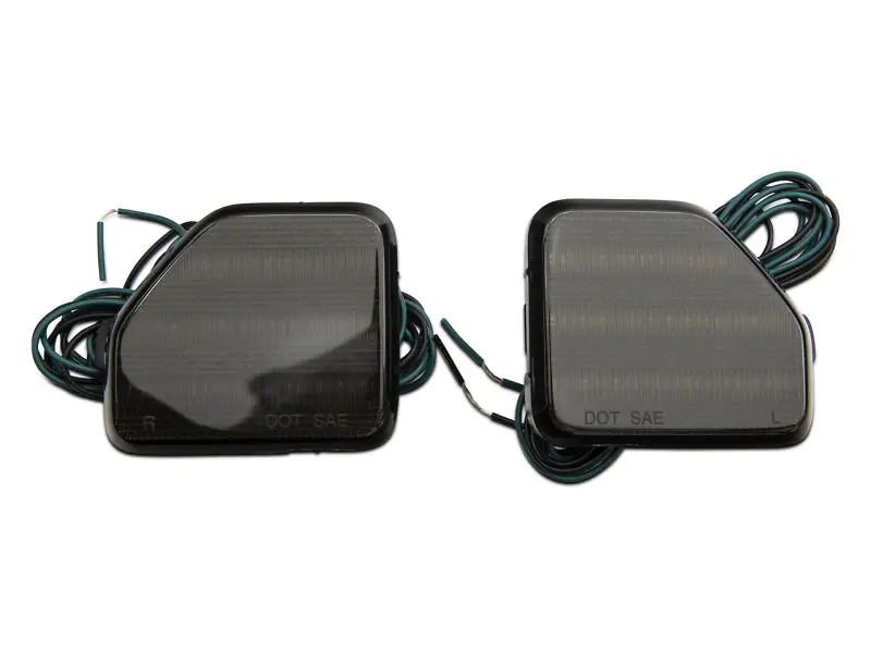 Raxiom Smoked Led Rear Bumper Reflector Lights For 2018–2023 Jeep Wrangler Jl (Moab, Rubicon, Sahara) 1