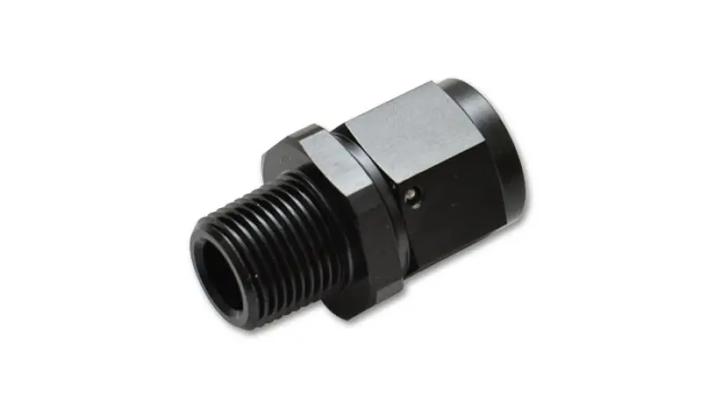 Vibrant -8An To 3/8" Npt Female Swivel Straight Adapter Fitting 1
