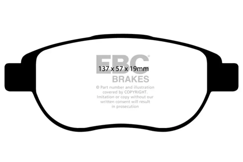 Ebc Redstuff Ceramic Performance Brake Pads – Street & Track Use, Low Dust, High Fade Resistance 1
