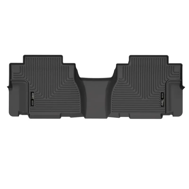 Husky Liners X-Act Contour Floor Liners – Black, Second-Row Coverage For 2008–2022 Toyota Sequoia (Excludes Models With Third Row) 1