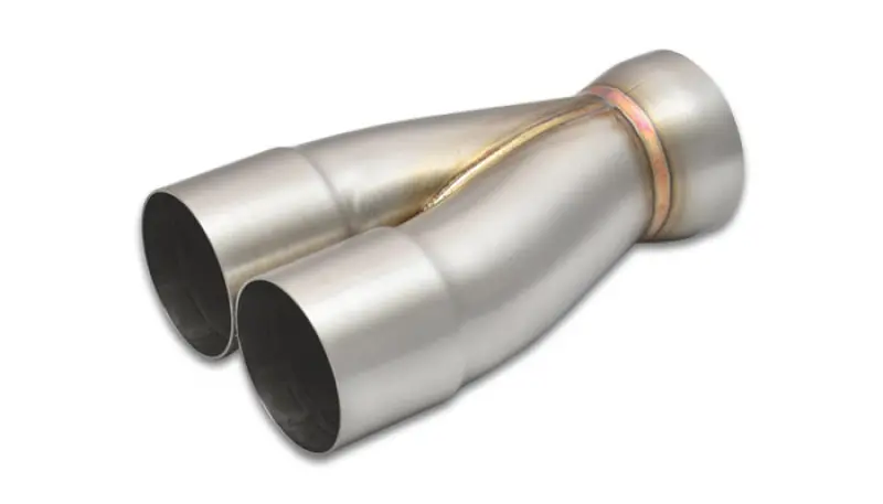 Vibrant 2-To-1 Stainless Steel Merge Collector – 3" Inlet, 3.5" Outlet Od (Sold Separately) 1