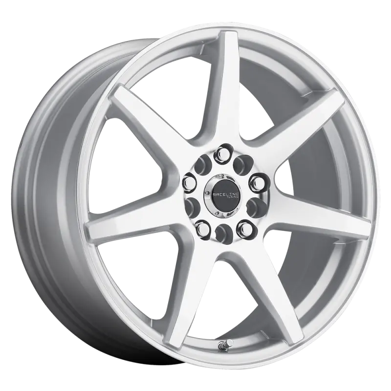 Raceline 131S Evo Alloy Wheel – 17X7.5", 5X112/5X120 Bolt Pattern, 20Mm Offset, 74.1Mm Bore (Silver & Machined) 1