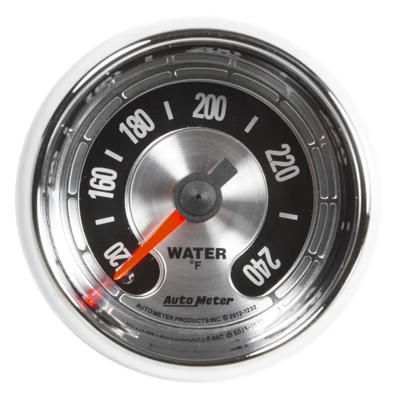 Autometer American Muscle 52Mm 240° Fahrenheit Water Temperature Gauge 1