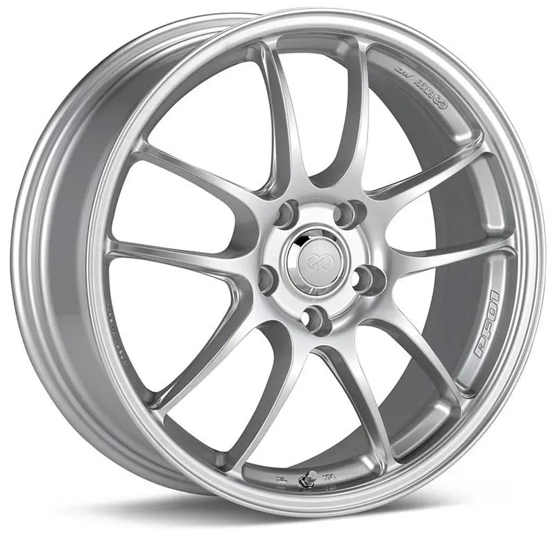 Enkei Pf01 18X9.5 5X114.3 15Mm Offset Black Wheel 1