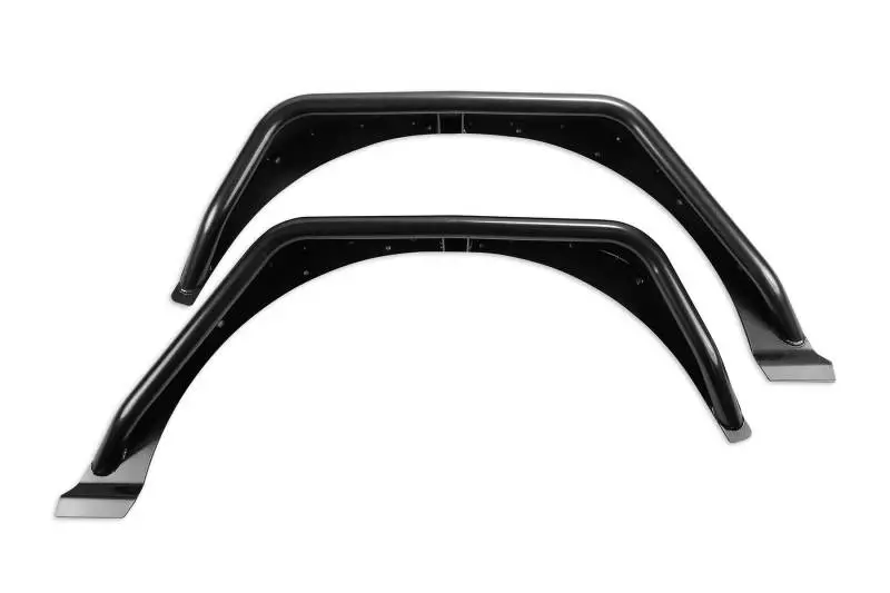 Fabtech 18-21 Jeep Jl 4Wd Rear Steel Tube Fenders - Textured Black 1