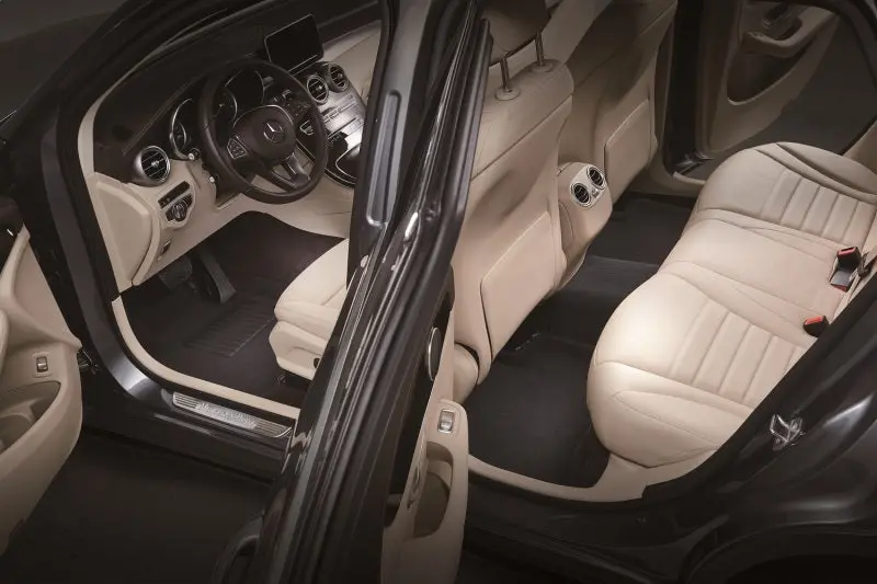 3D Maxpider Elegant Black Floor Liners For 2016–2020 Kia Sorento – 7-Seat Configuration (R1/R2/R3) 1
