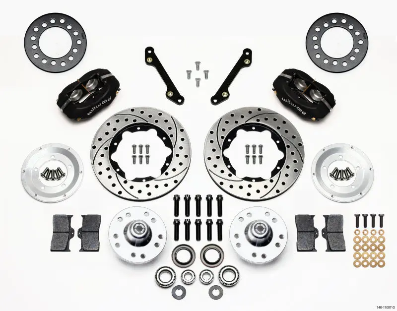 Wilwood Forged Dynalite Front Brake Kit – 11" Drilled Rotors For 1970–1978 Chevrolet Camaro 1
