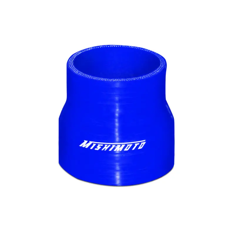 Mishimoto Blue Transition Coupler: 2.5" To 3.0" Diameter Silicone Adapter 1