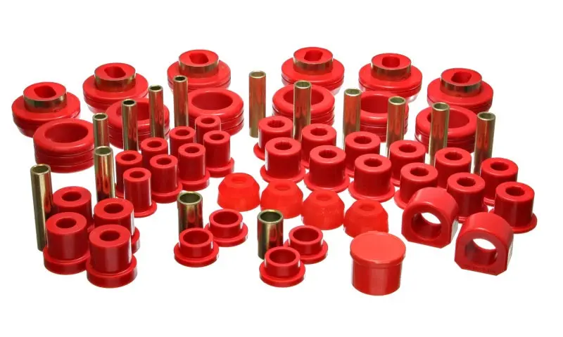 Energy Suspension Red Hyper-Flex Master Bushing Kit – Fits 1981–1987 Chevy/Gmc 4Wd Trucks With Aftermarket Front Springs 1