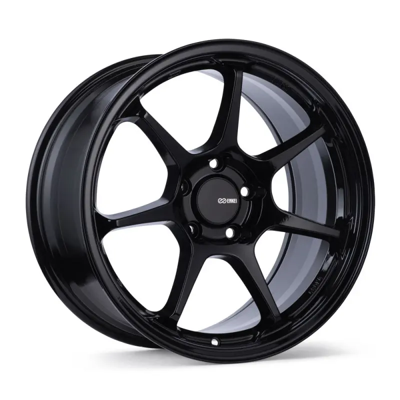 Enkei Ts-7 Lightweight Alloy Wheel – 18X8.5 Inches, 5X114.3 Bolt Pattern, 38Mm Offset, 72.6Mm Hub Bore, Gloss Black Finish 1