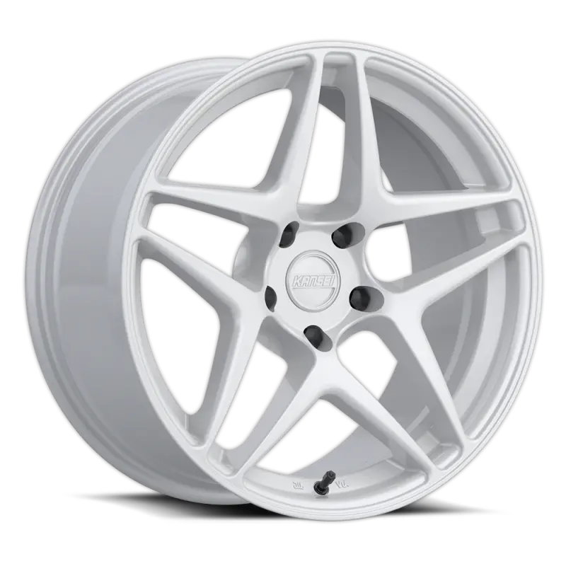 Kansei K15W Astro 19X10.5In / 5X114.3 Bp / 12Mm Offset / 73.1Mm Bore - Gloss White Wheel 1