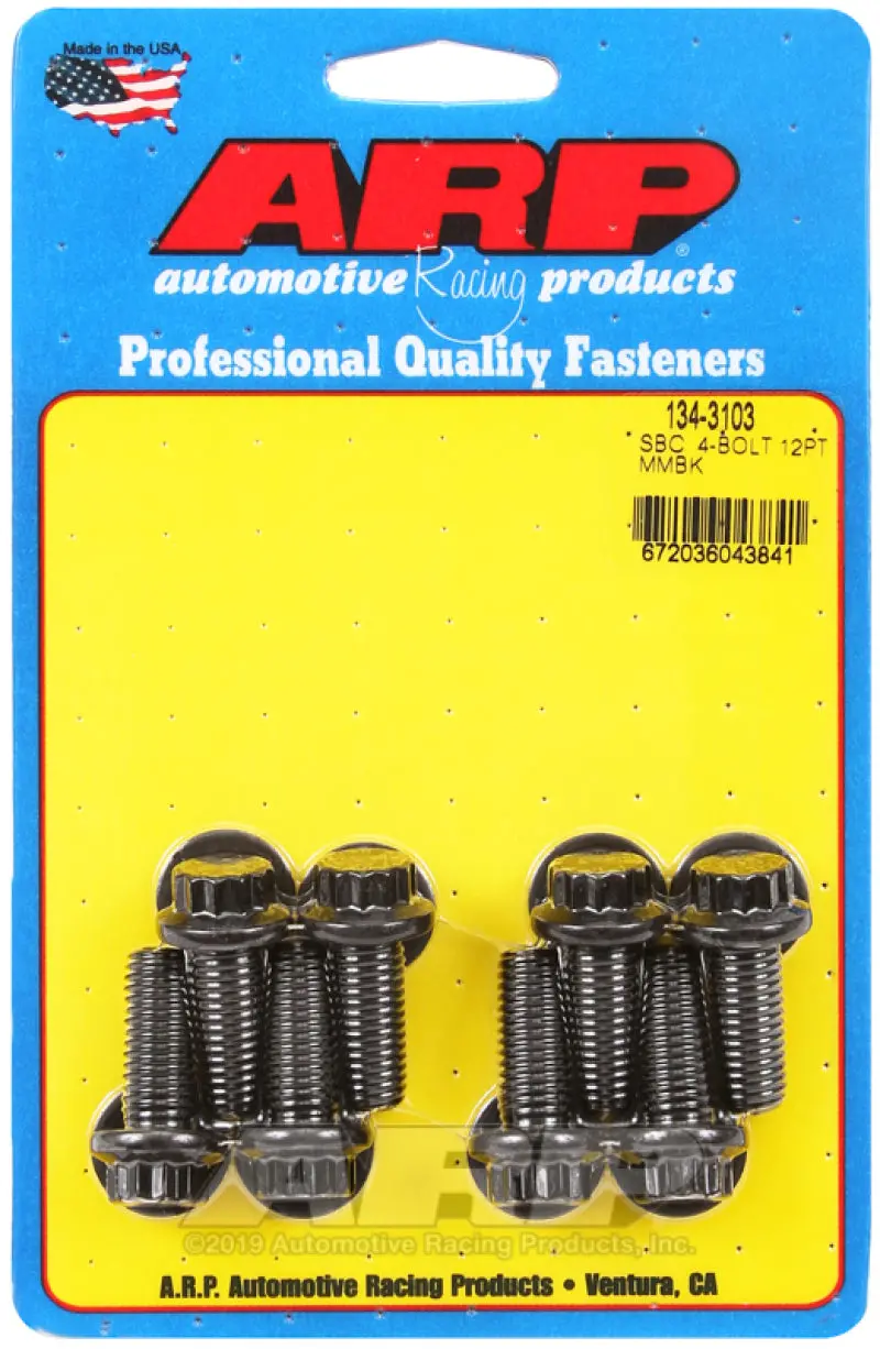 Arp Sb Chevy 4 Bolt 12Pt Motor Mount Bolt Kit 1