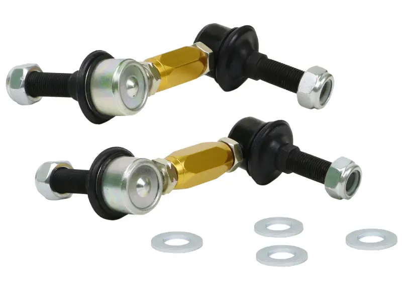Whiteline Heavy-Duty Adjustable Sway Bar Link Assembly – Universal Ball-On-Ball Design 1