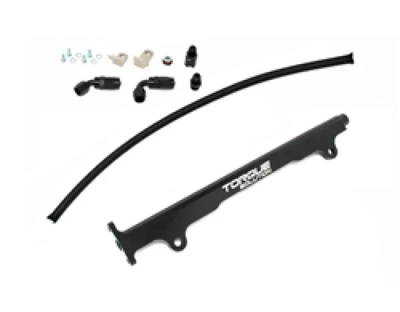 Torque Solution Billet Aluminum Fuel Rail For Mitsubishi Lancer Evolution X – Black Finish 1