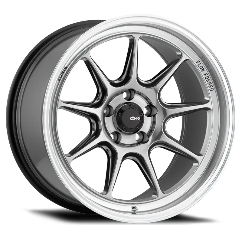 Konig Countergram Alloy Wheel – 18X8.5", 5X120Mm, +35Mm Offset, Hyper Chrome With Machined Lip 1