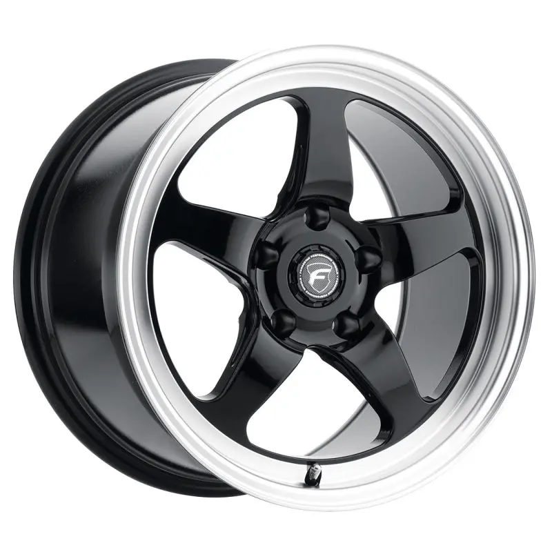 Forgestar D5 Drag Wheel – 17X10", 5X114.3 Bolt Pattern, +50 Offset, 7.5" Backspace, Gloss Black 1