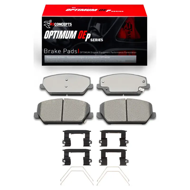 R1 Front Optimum Oe Brake Pad & Hardware Kit For 2019–2022 Hyundai Veloster N 1