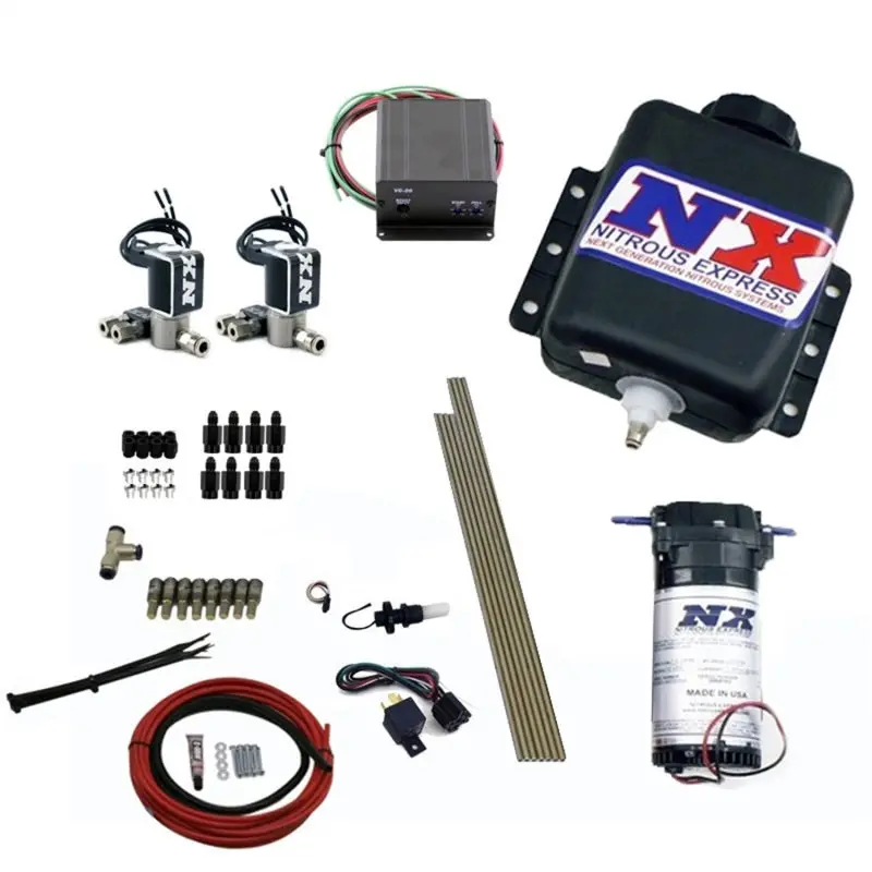 Nitrous Express Direct Port Water Injection 8 Cyl Stage 2 W/Hardlines 1