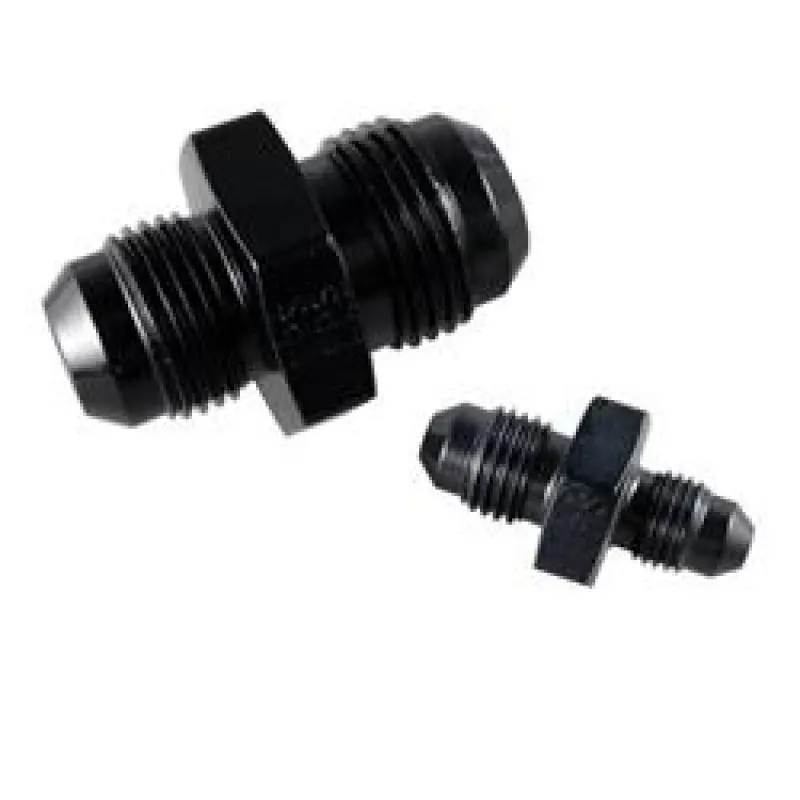 Fragola -4An To -6An Male-To-Male Black Hose Reducer Fitting 1