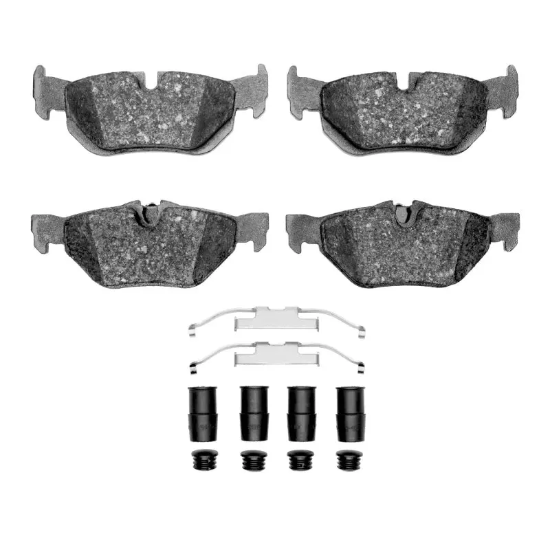 R1 06-15 Bmw 323I Rear Semi Met Pads & Hardware Kit 1