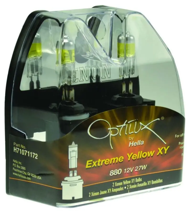 Hella Optilux 880 Xenon Yellow Xy Bulb – 12V High-Intensity Driving Light Source 2
