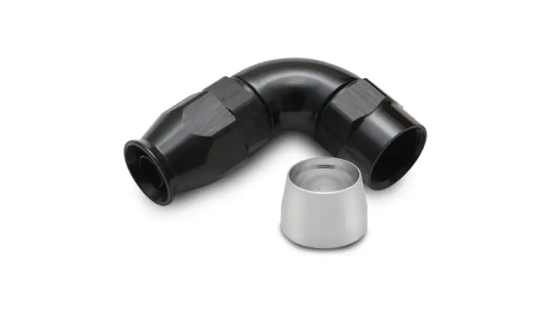 Vibrant 90° One-Piece Ptfe-Lined Hose End – -12An Size 1