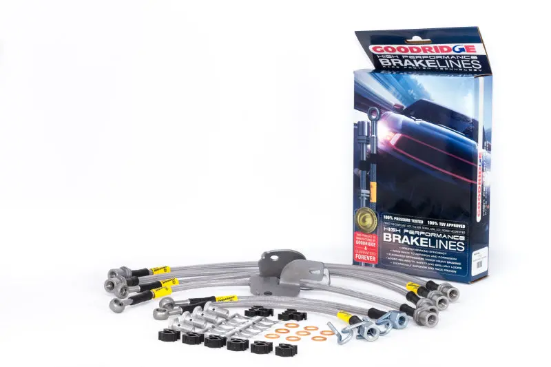 Goodridge Stainless Steel Brake Line Kit For 2009½–2010 Ford F-150 Supercrew 1
