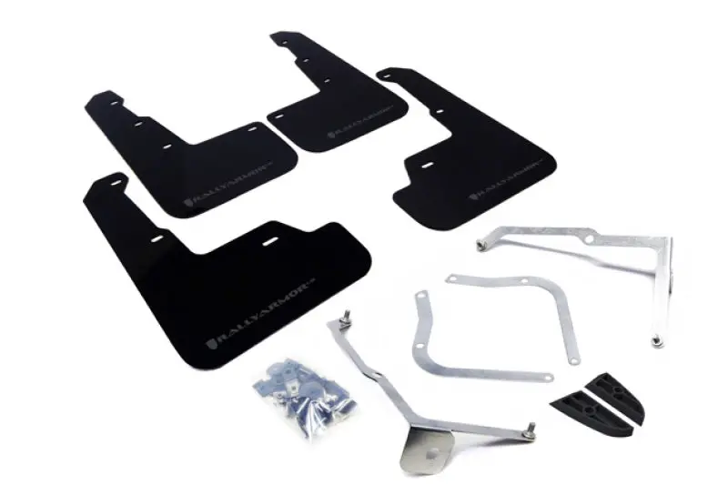 Rally Armor Ur Series Black Mud Flaps With Grey Logo – Designed For 2015–2021 Subaru Wrx/Sti Sedans Only 1